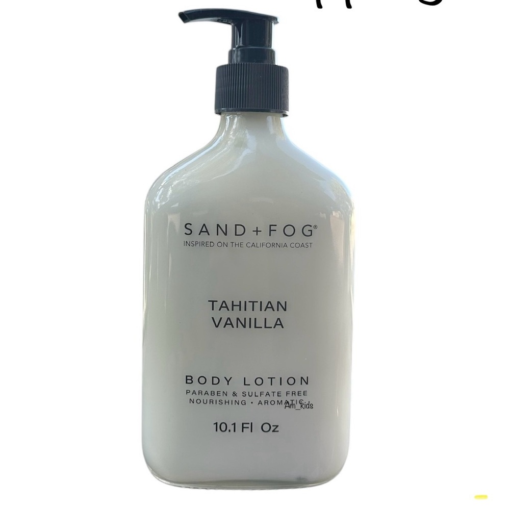 Sand + Fog Tahitian Vanilla lotion